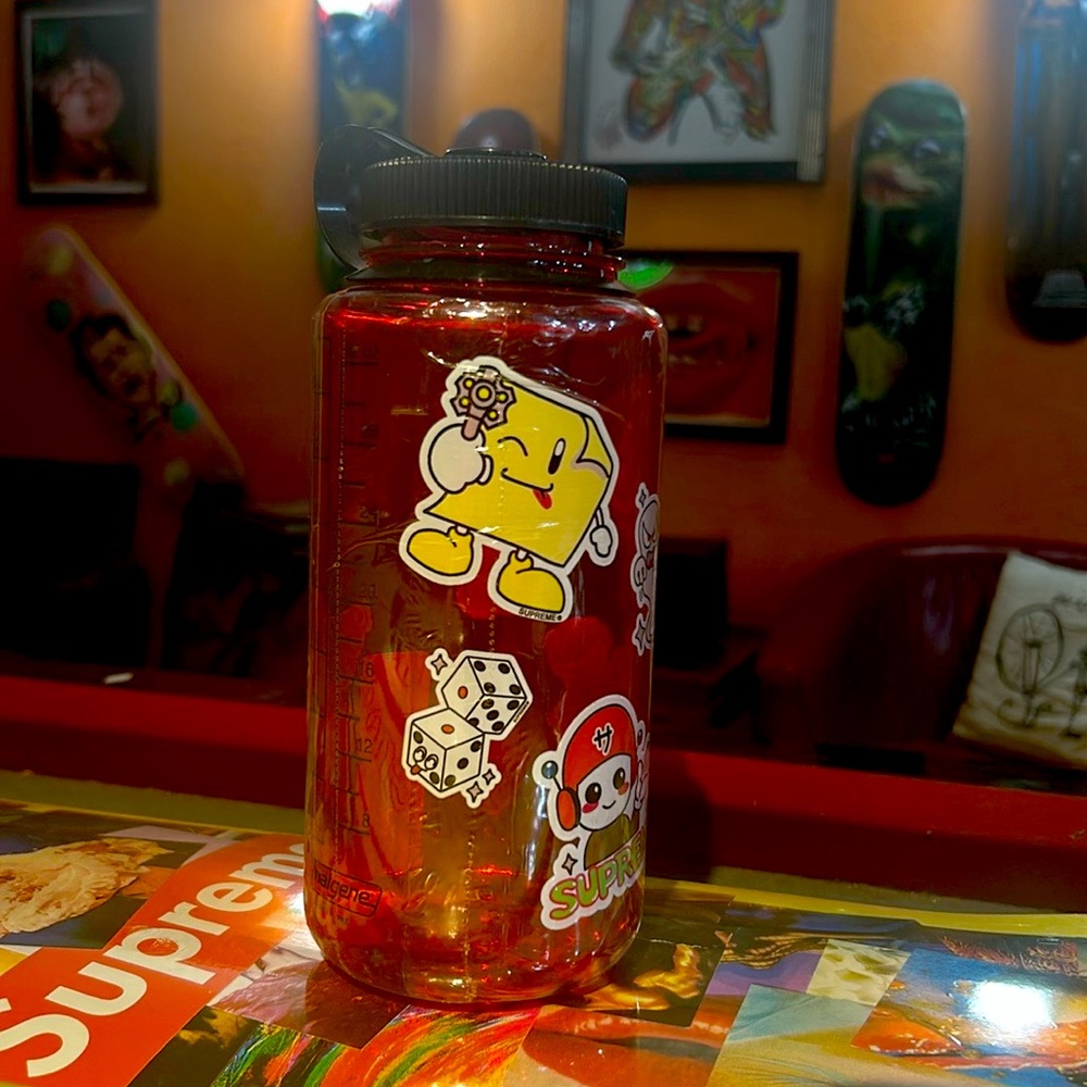 Supreme water bottle still in plastic